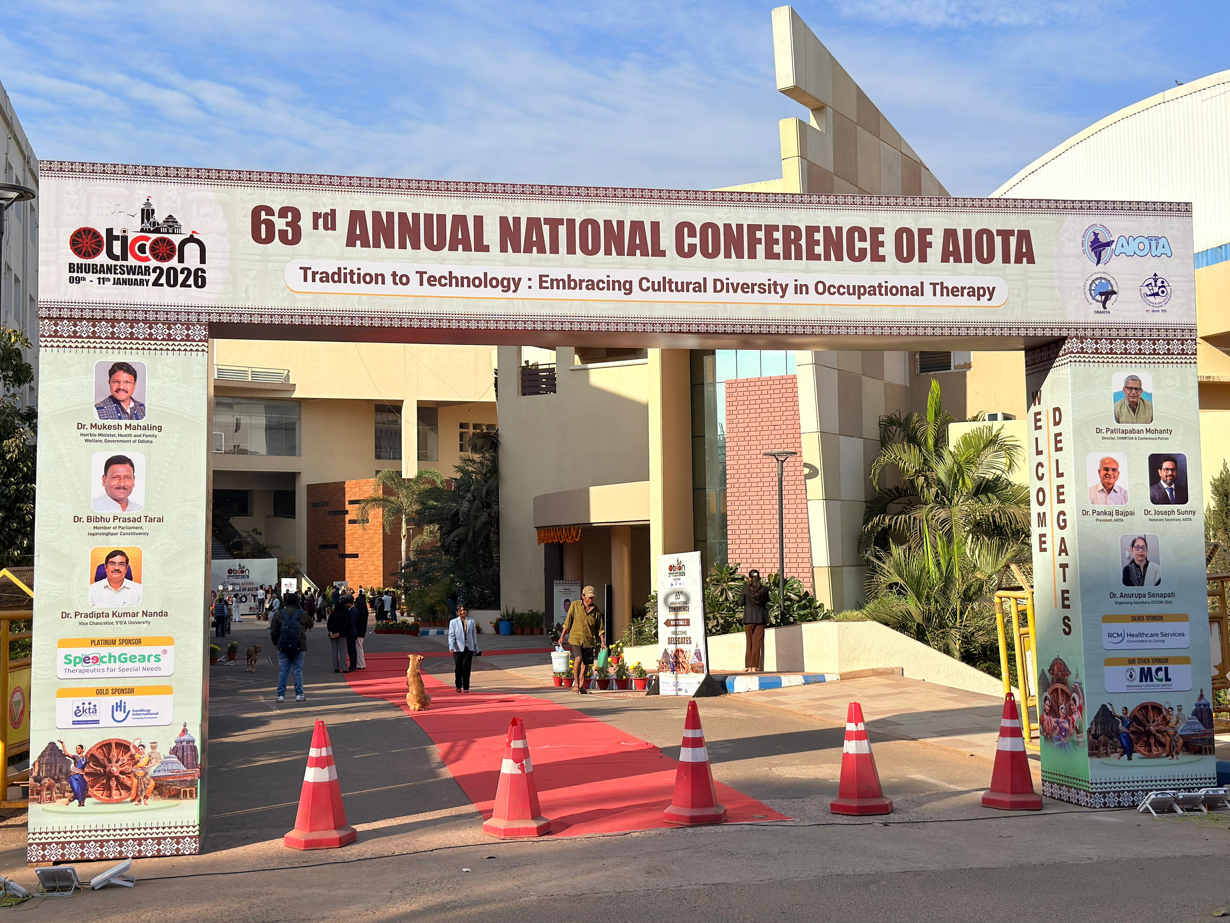 63rd Annual National Conference of AIOTA entrance setup